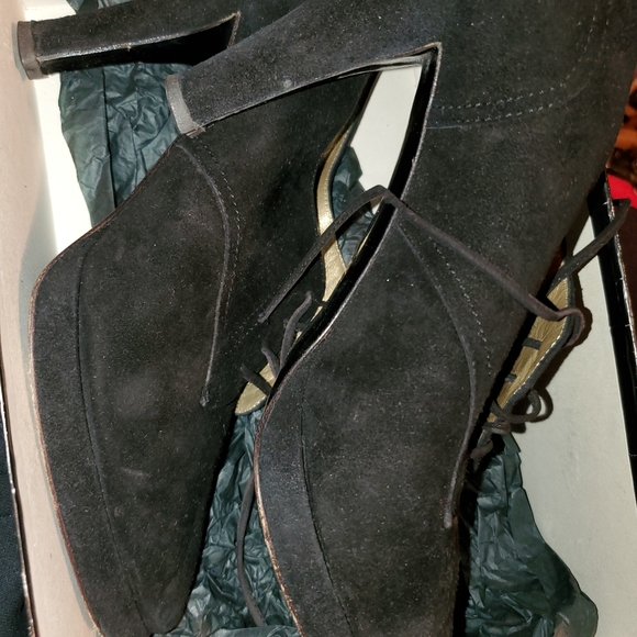 Black Suede boots - Picture 3 of 4